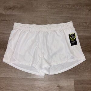 White Women's Athletic Shorts
